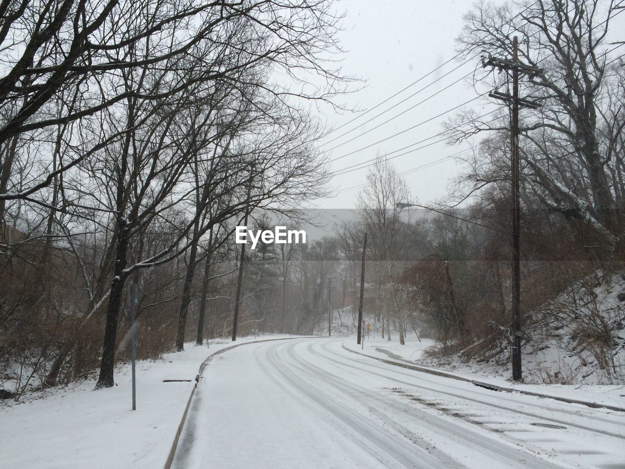 SNOW COVERED LANDSCAPE