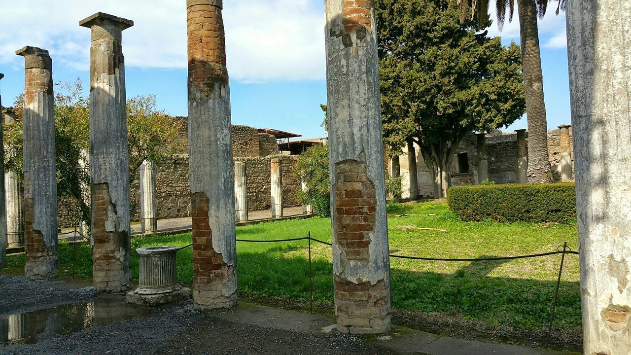 Columns of roman ruins