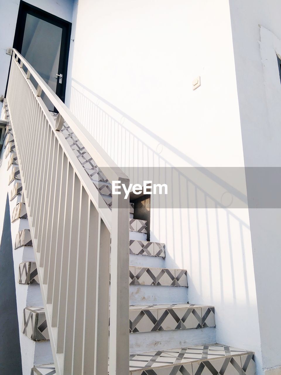 Staircase of building at home