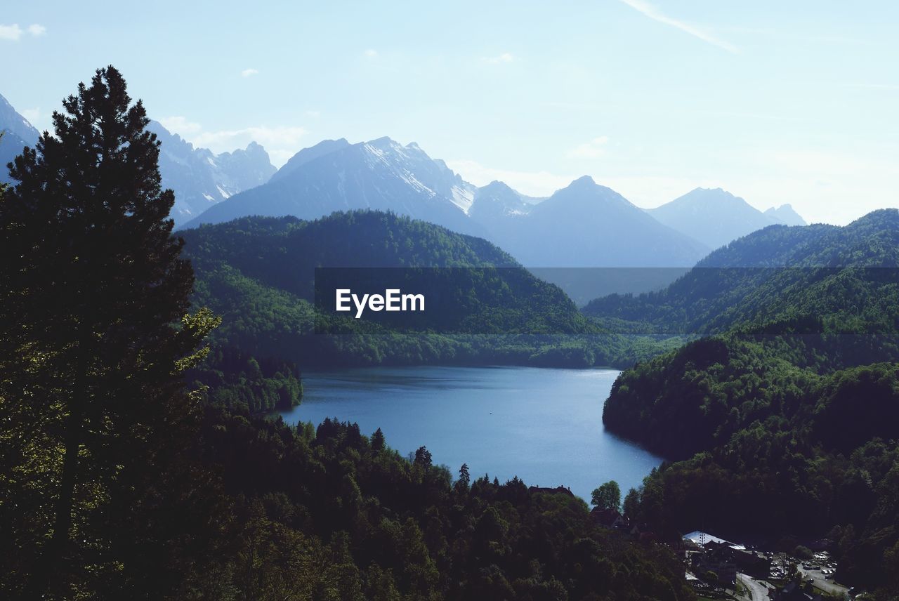 Lake in mountains