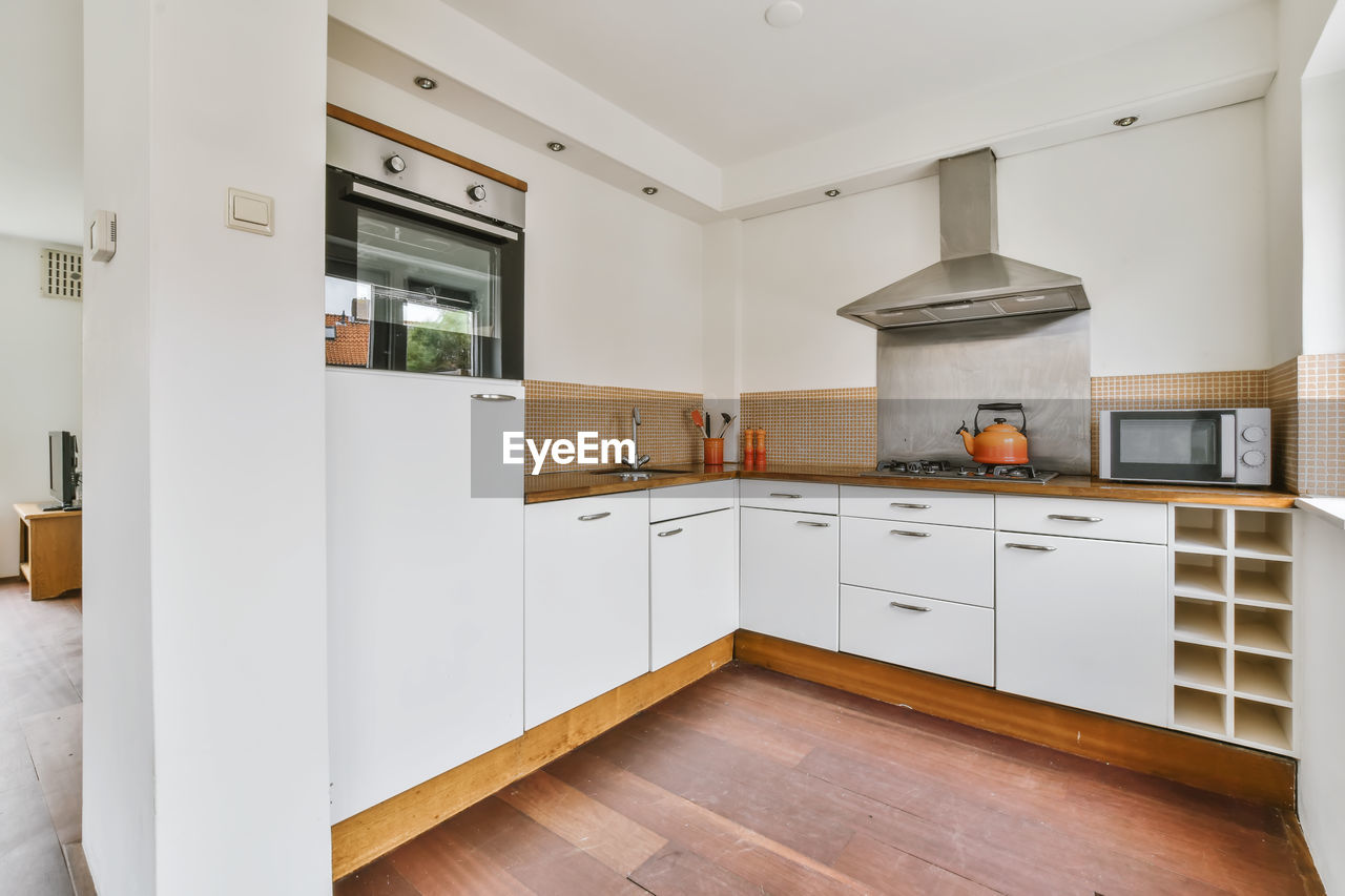 Interior of beautiful kitchen