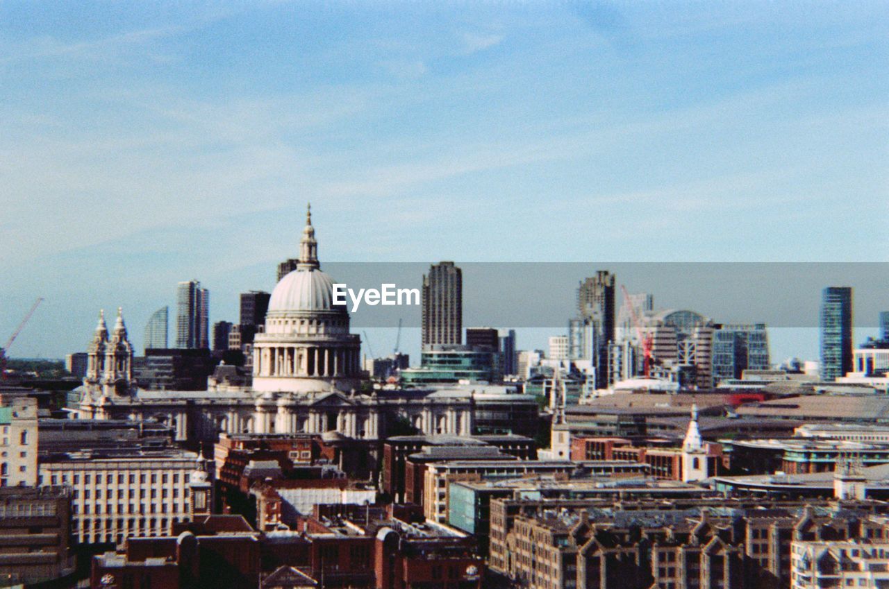 Buildings in london against sky