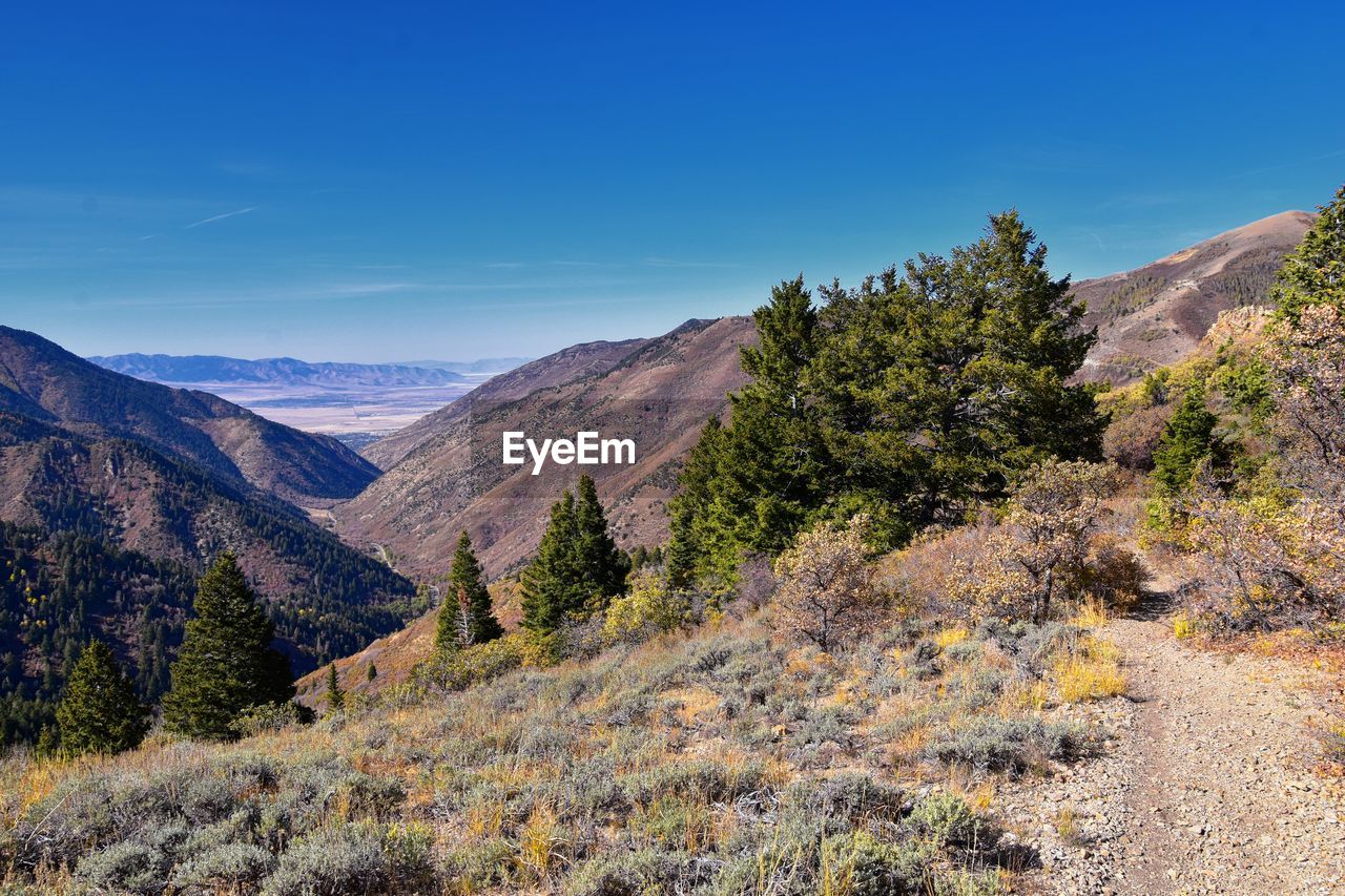 Butterfield canyon hiking trail oquirrh range kennecott rio tinto copper mine tooele salt lake utah