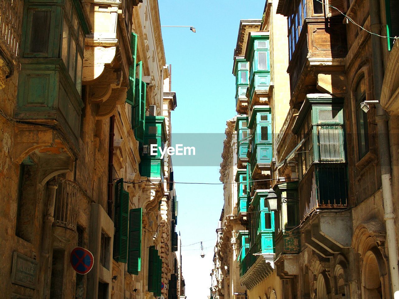 Low angle view of building against sky