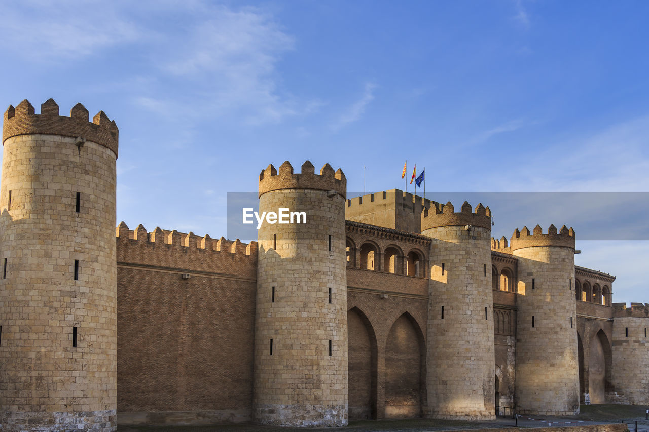 LOW ANGLE VIEW OF FORT