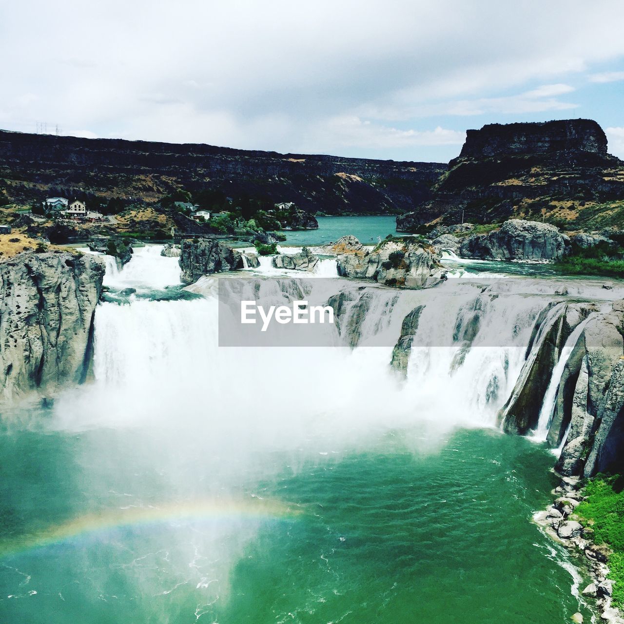 SCENIC VIEW OF WATERFALL