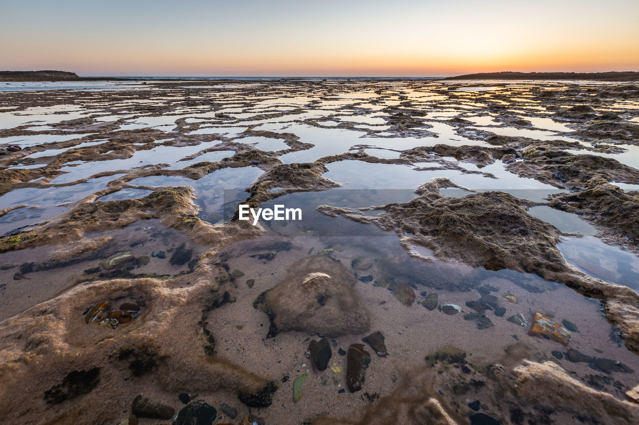 SCENIC VIEW OF SEA DURING WINTER