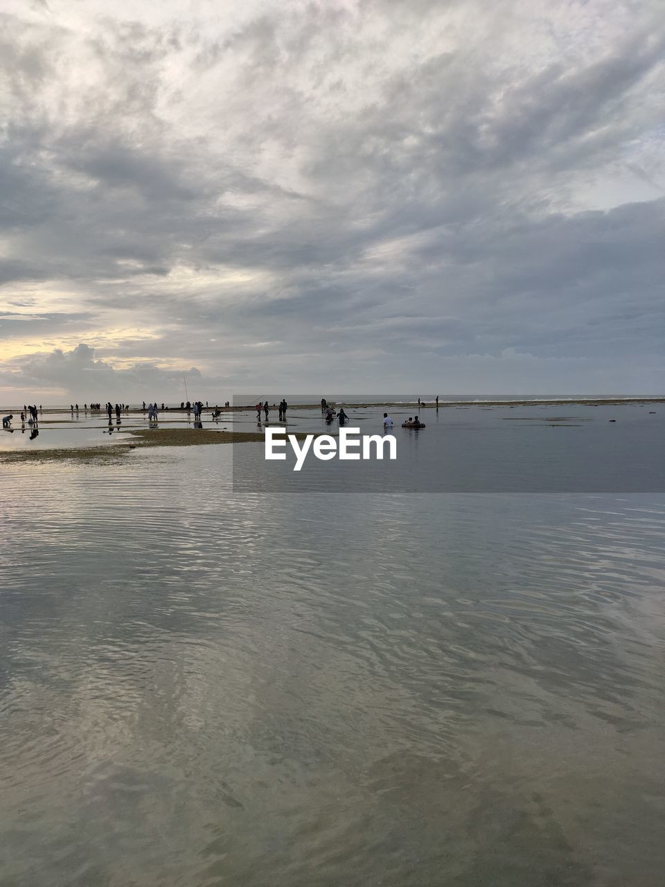 SCENIC VIEW OF SEA DURING SUNSET