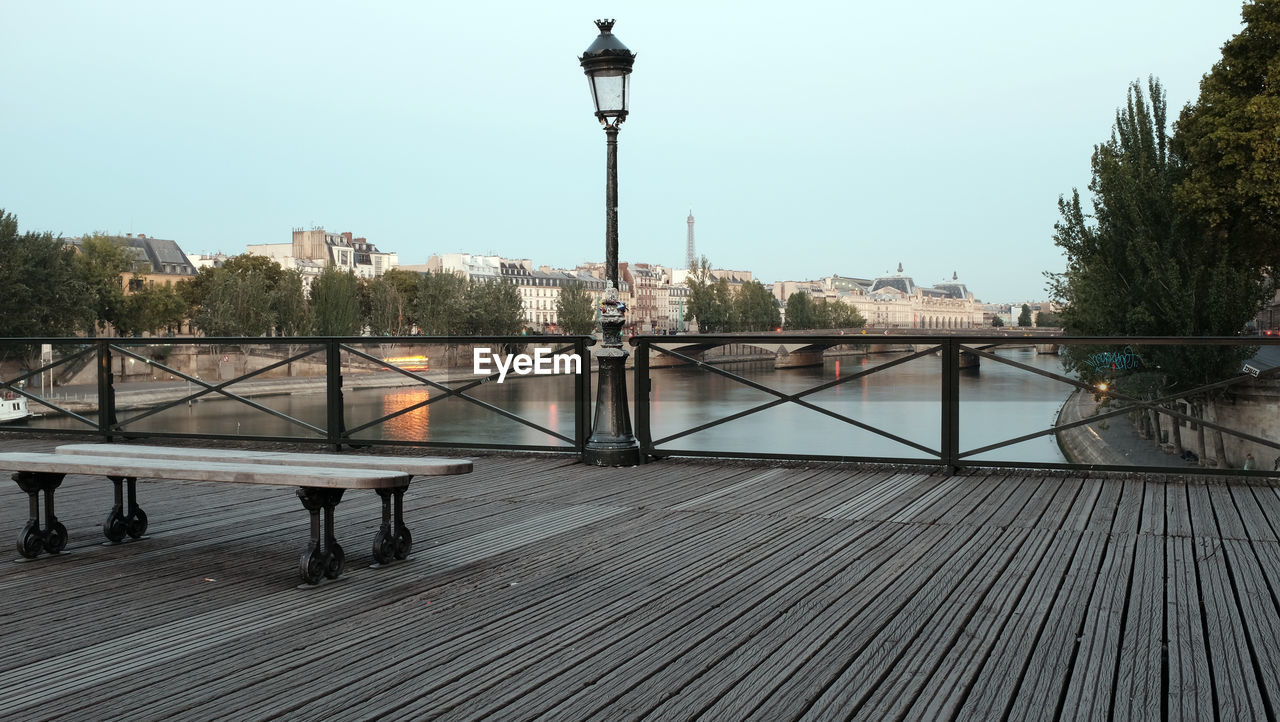 VIEW OF BRIDGE OVER RIVER AGAINST SKY