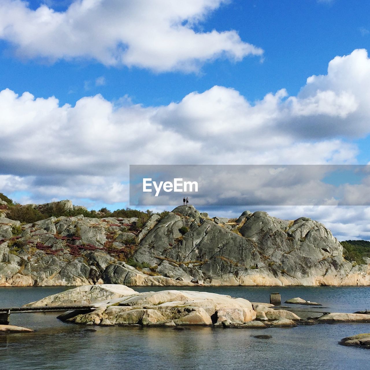 Rocky landscape with waterfront