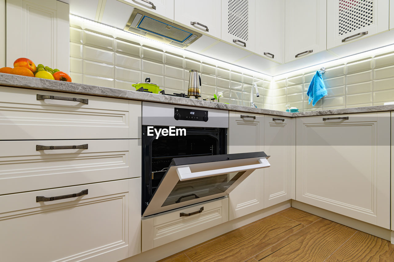 Interior of empty modern house