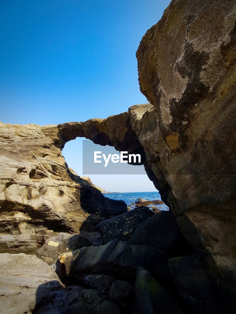 ROCK FORMATION AGAINST SKY