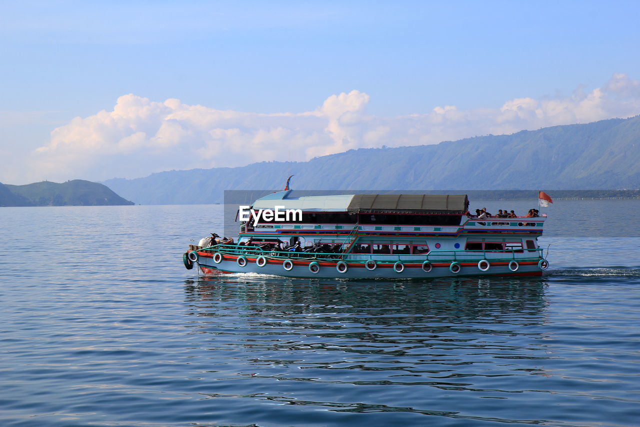 Ferry boats on lake toba, north sumatra, indonesia