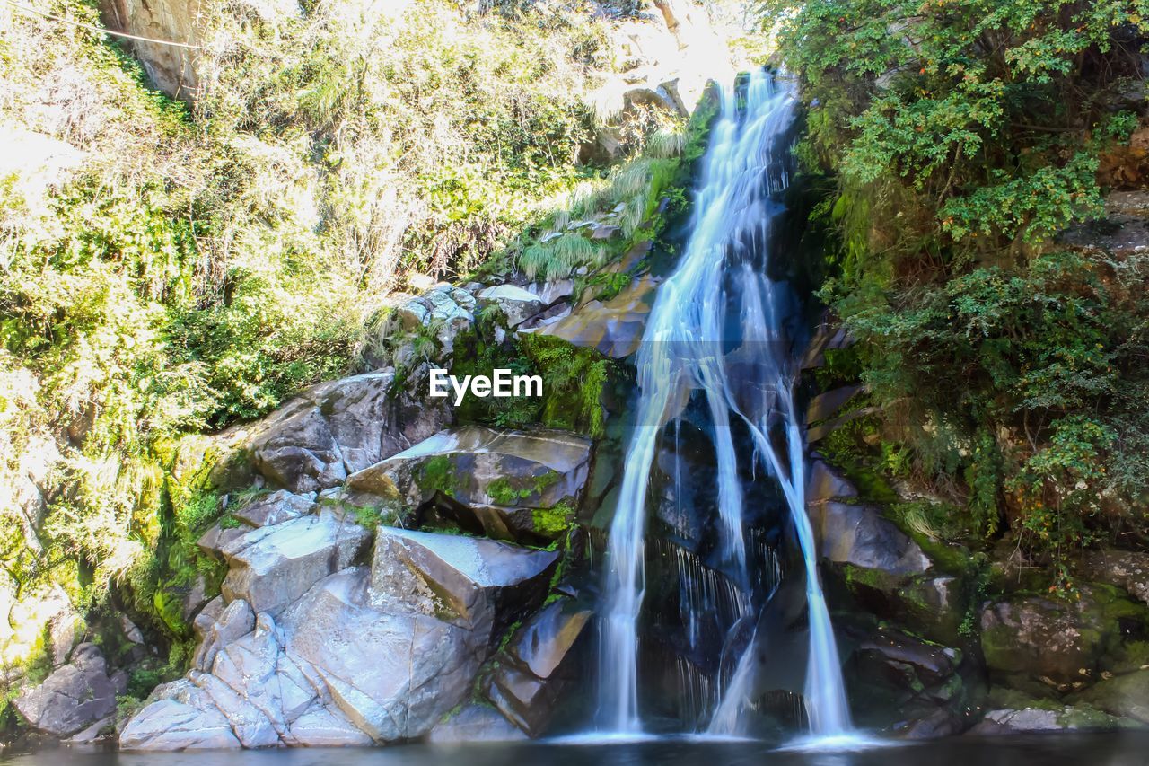 SCENIC VIEW OF WATERFALL