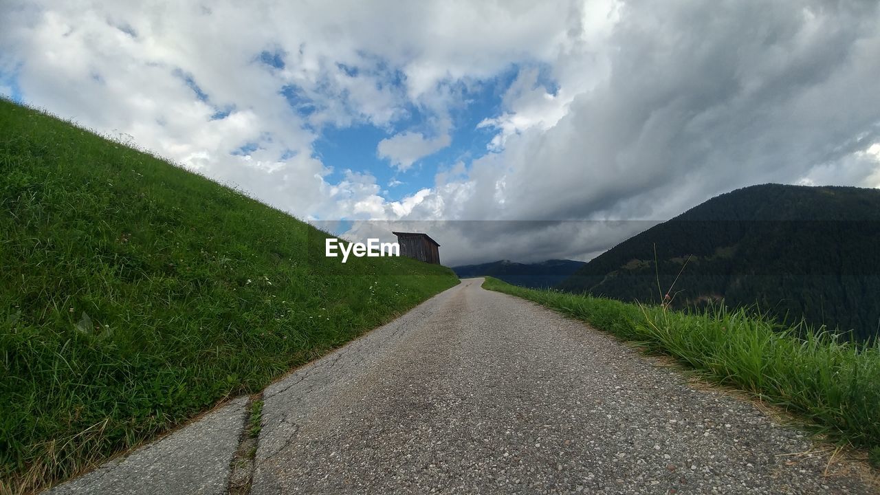 Road passing through landscape