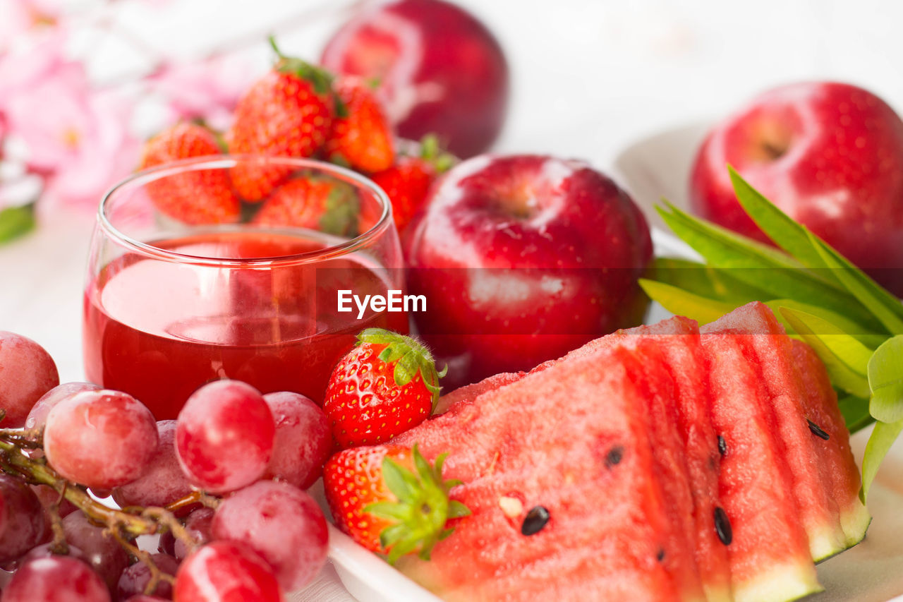 CLOSE-UP OF FRUITS IN BOWL