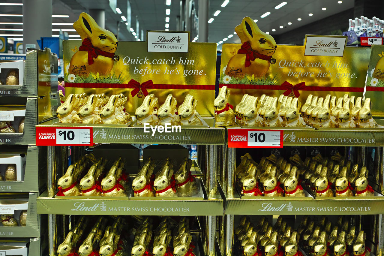 VARIOUS FOOD FOR SALE AT STORE