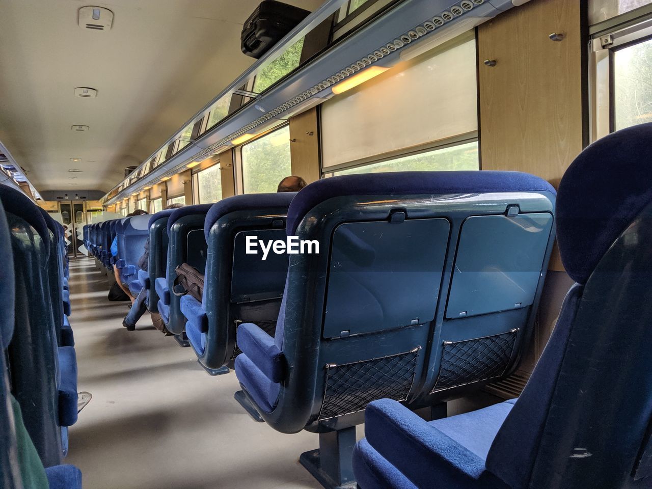 Interior of train