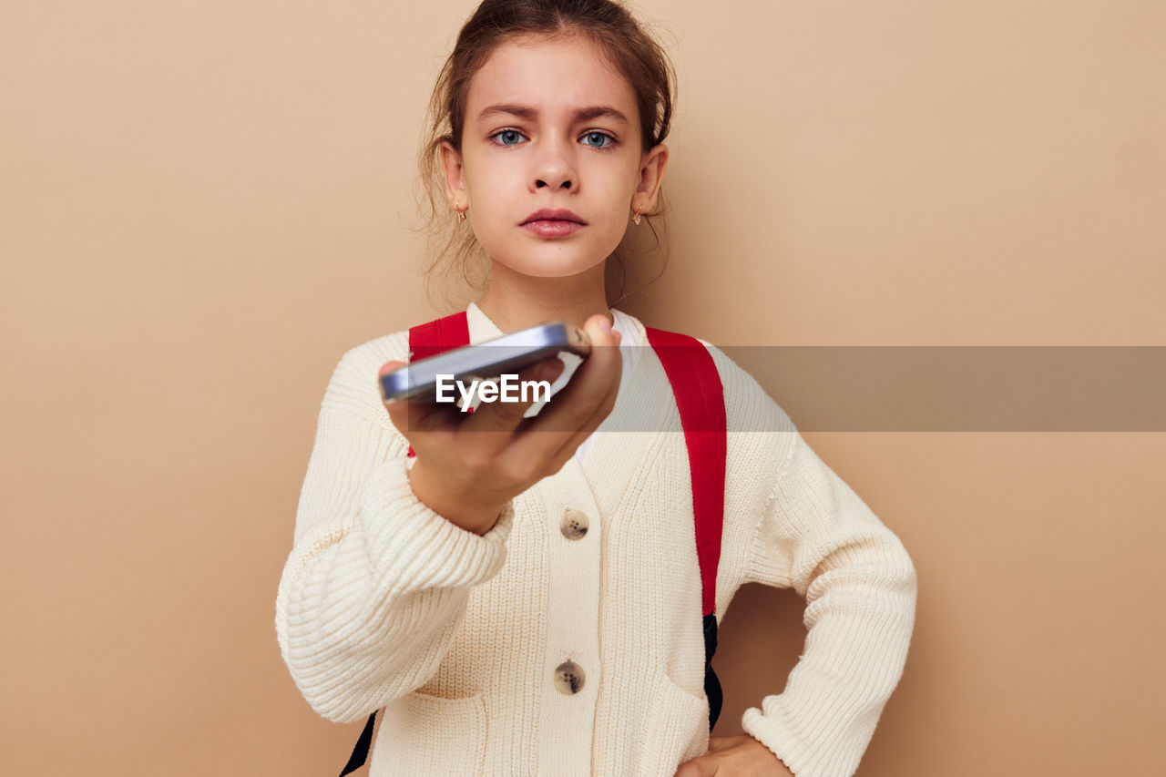 young woman using phone