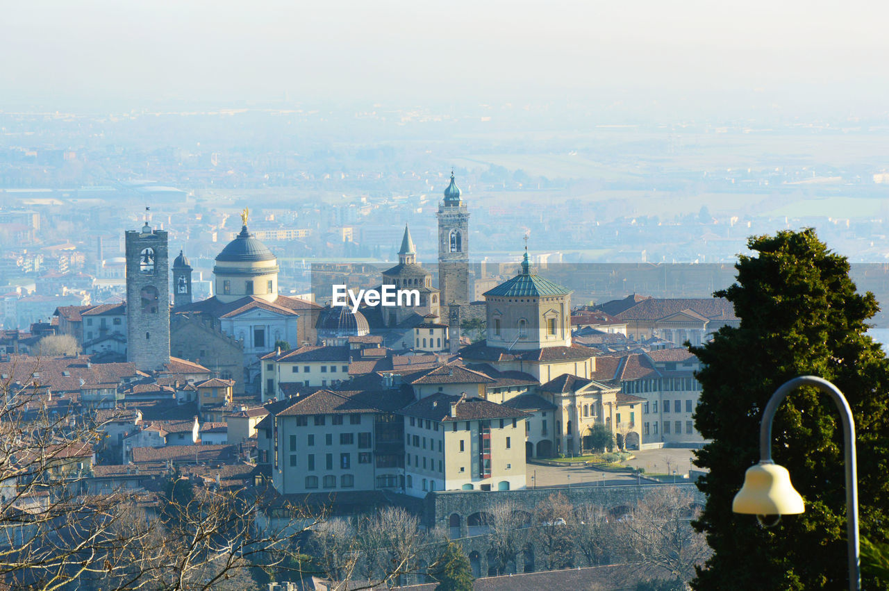 View of cityscape during winter