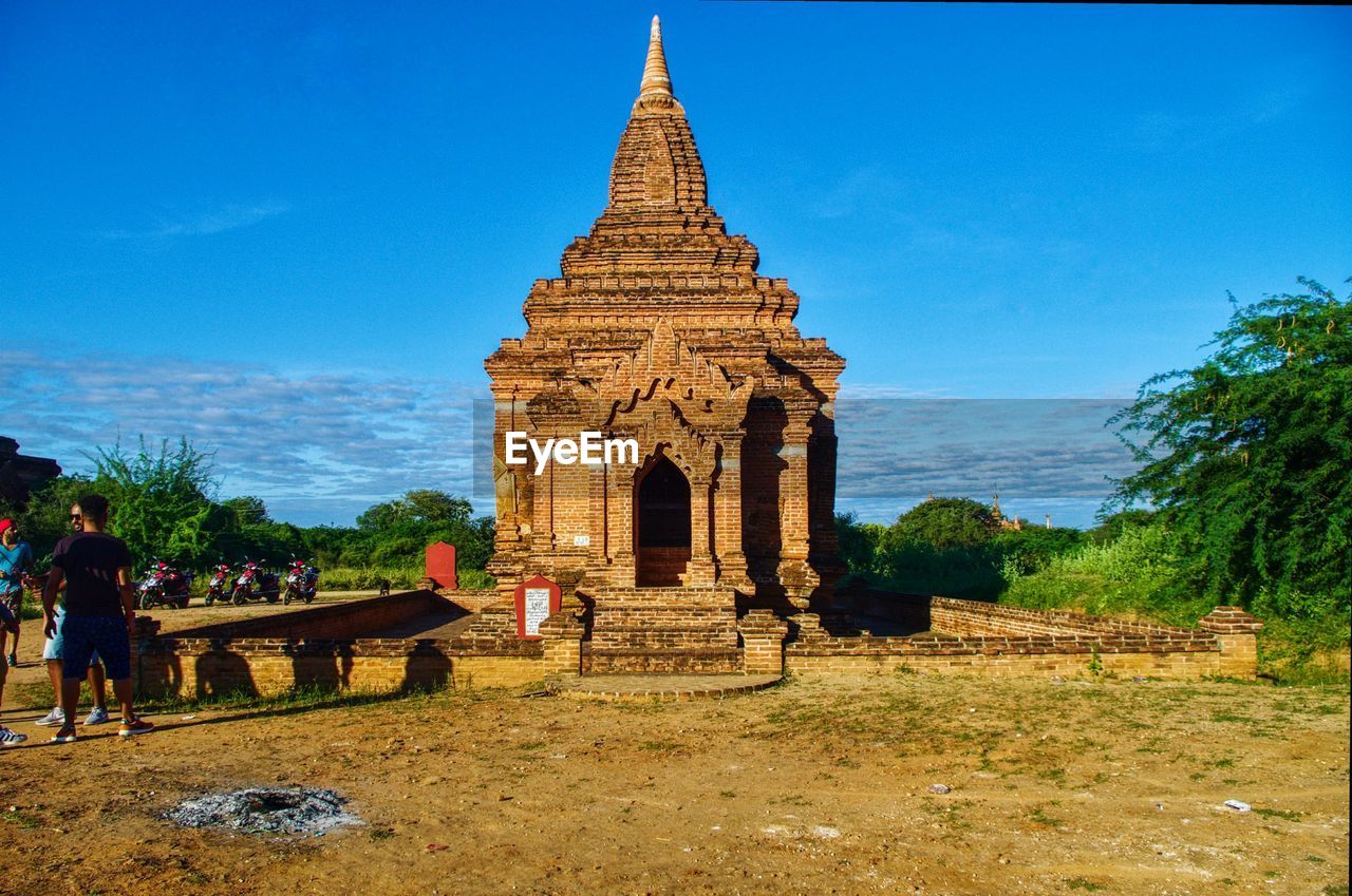 TEMPLE AGAINST SKY