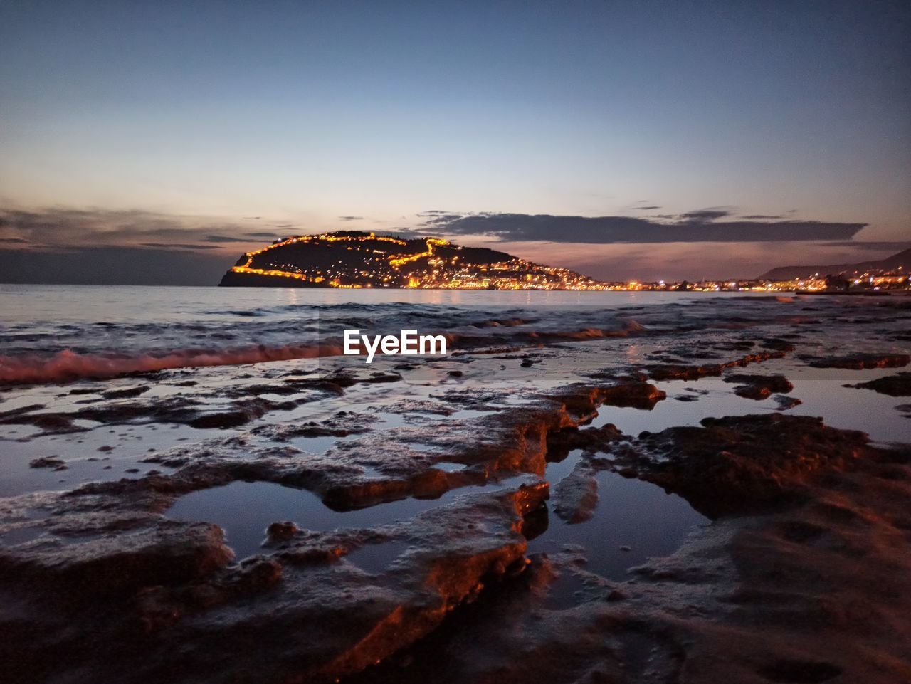 Alanya gece uzun pozlama