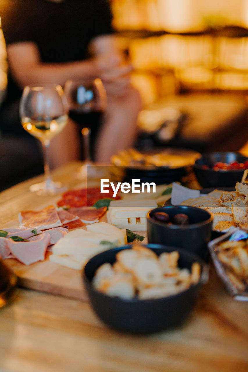 VIEW OF FOOD ON TABLE AT HOME