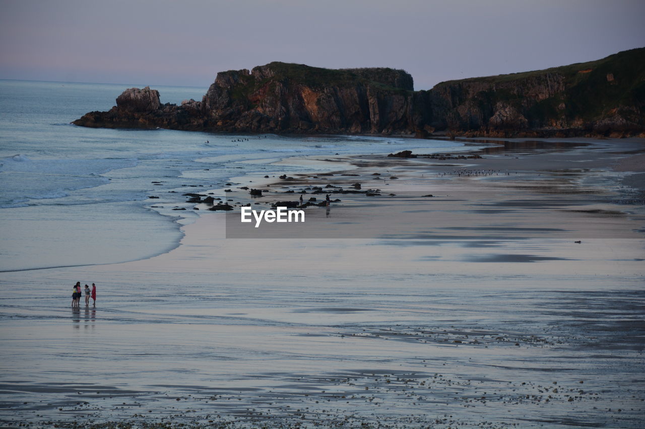 Scenic view of beach