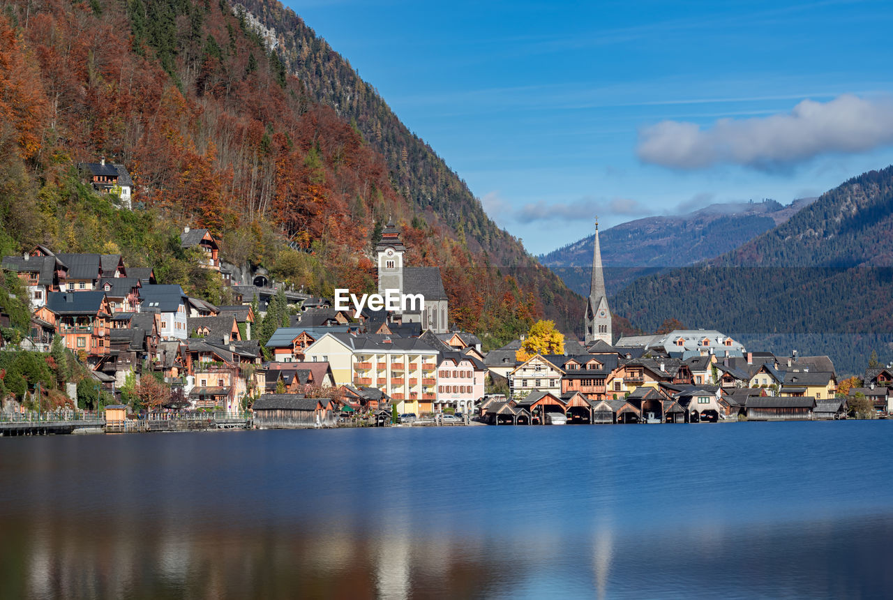 Autumn view of village, austria