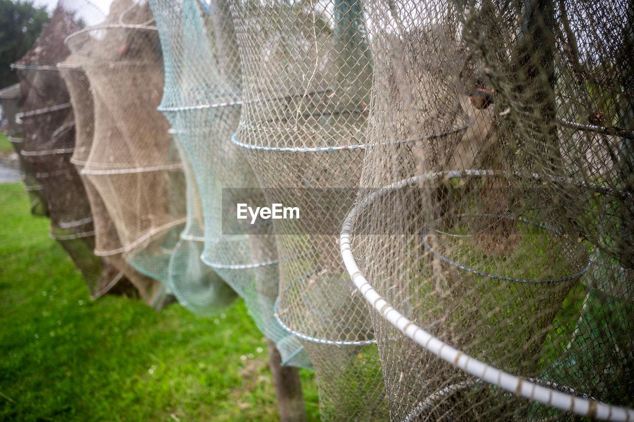 plant, no people, nature, fence, day, netting, net, wire, grass, outdoors, wire mesh, tree, sports, close-up, outdoor structure, net - sports equipment, protection, security, land, green