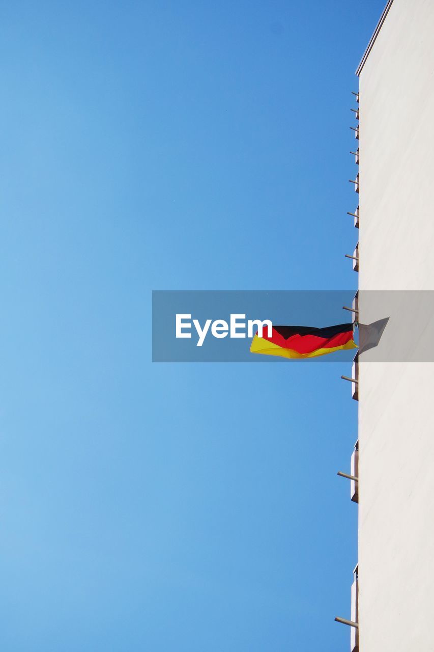 German flag against sky