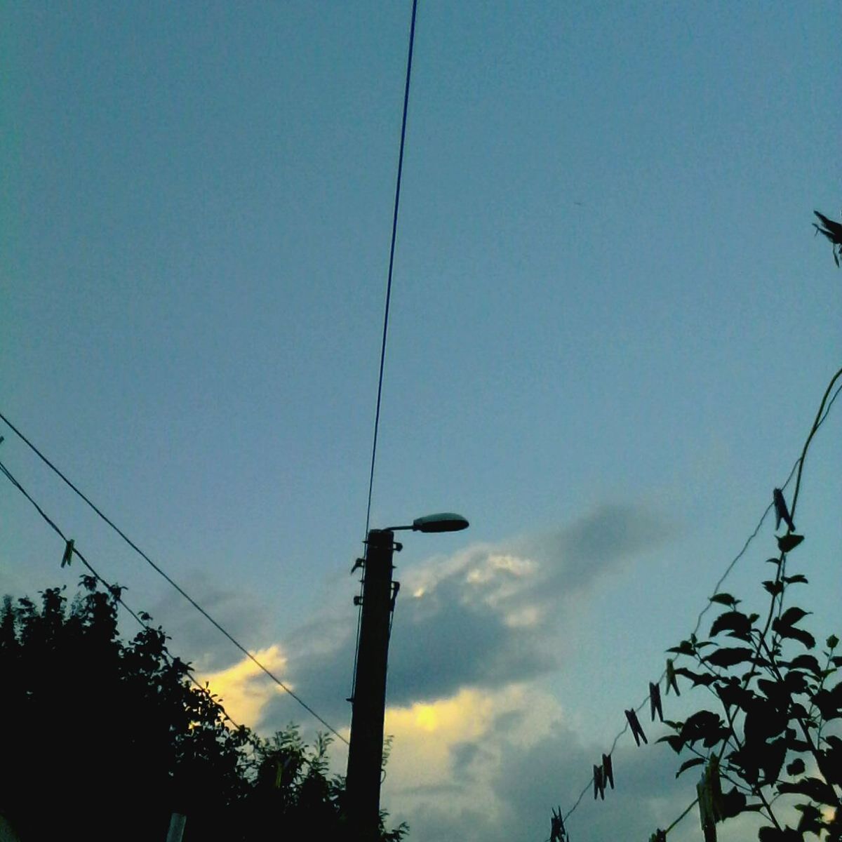 LOW ANGLE VIEW OF STREET LIGHT AGAINST SKY