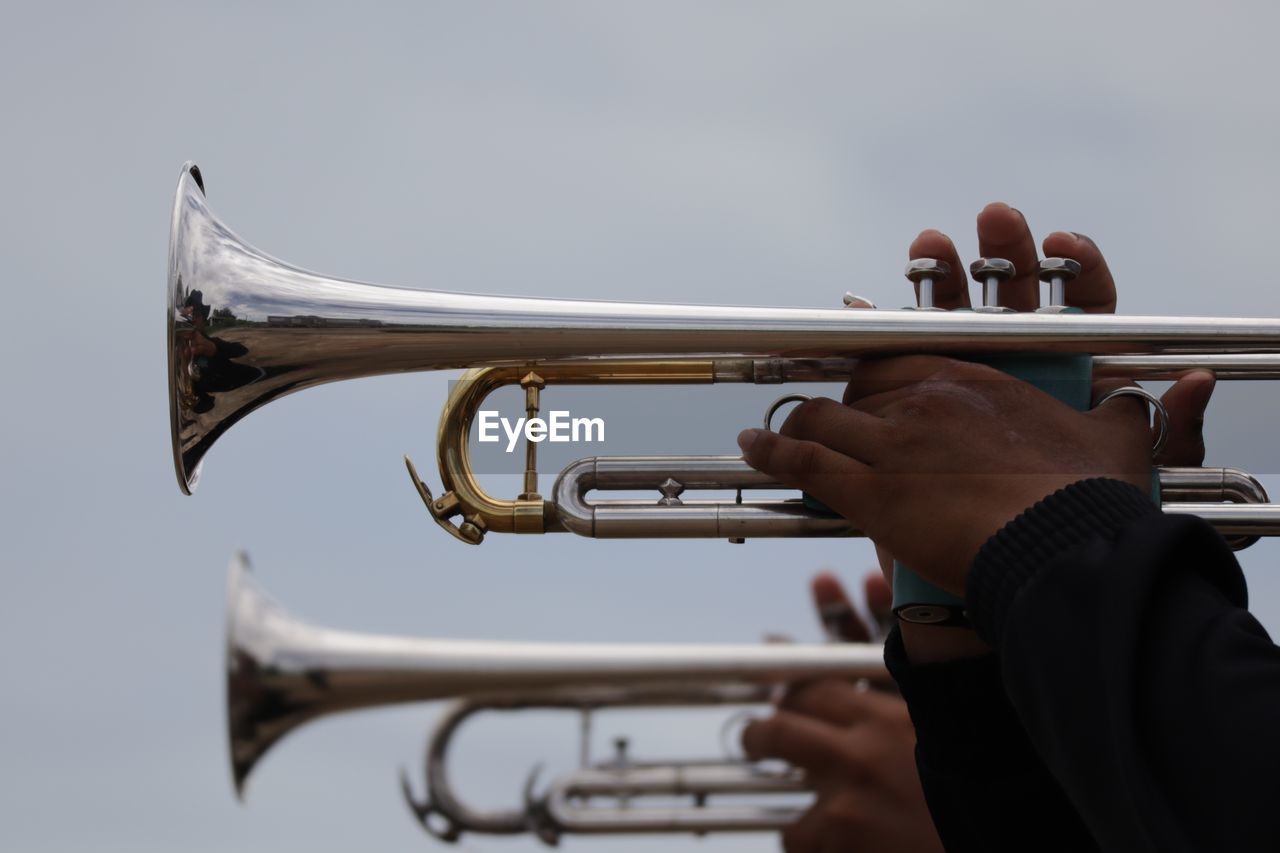 cropped image of man playing violin