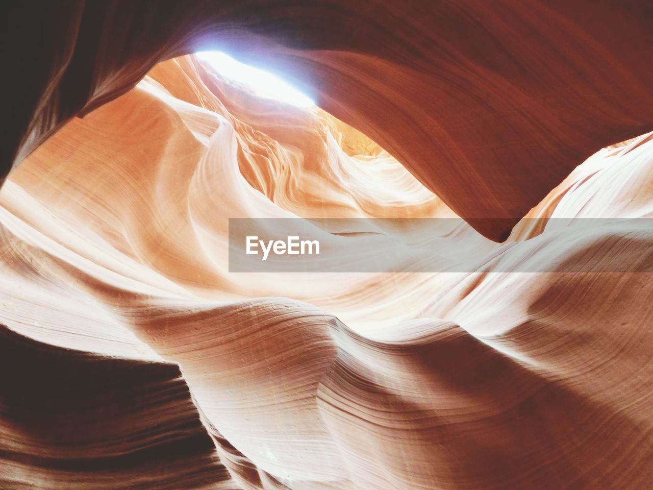 Low angle view of rock formation