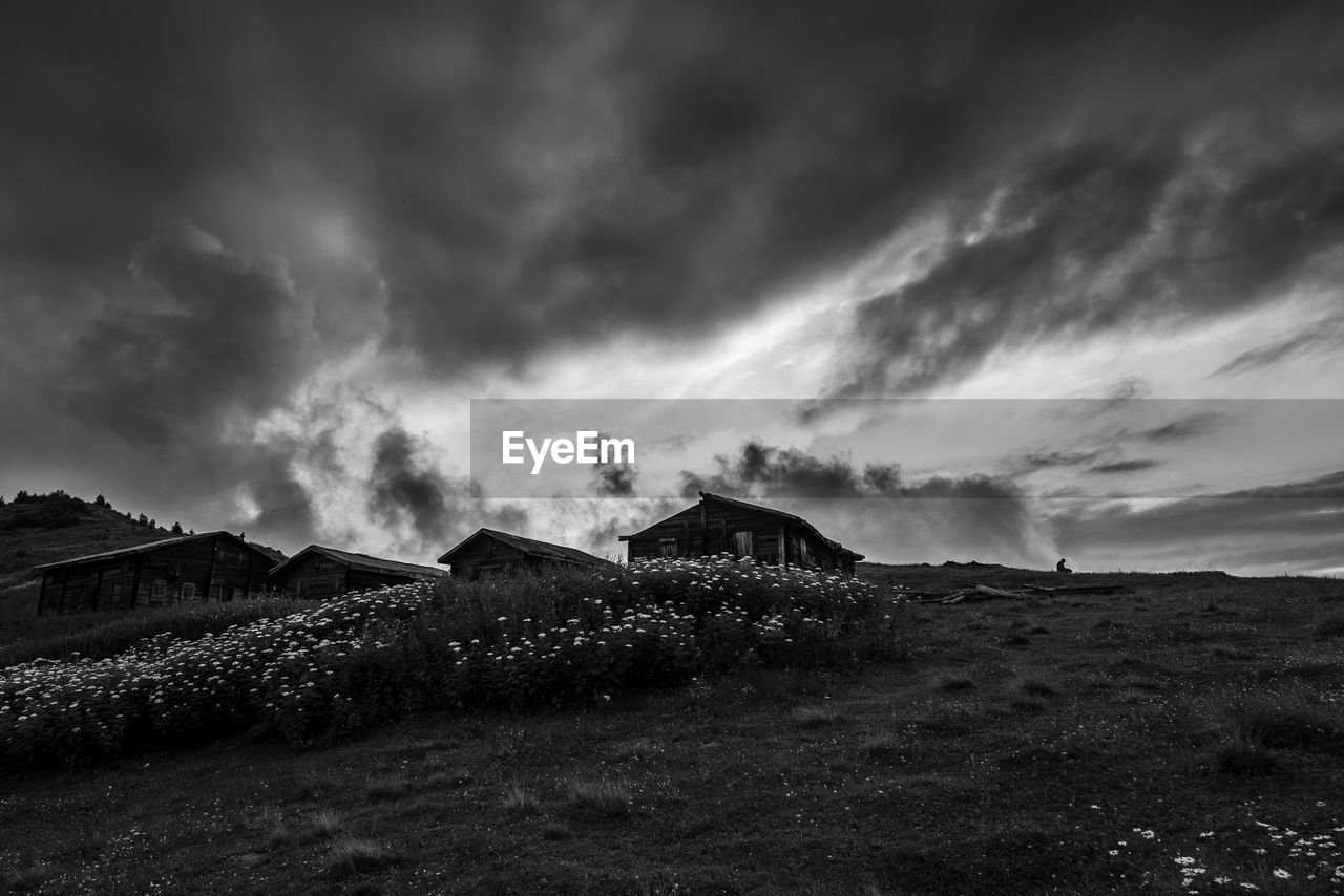 LANDSCAPE AGAINST CLOUDY SKY