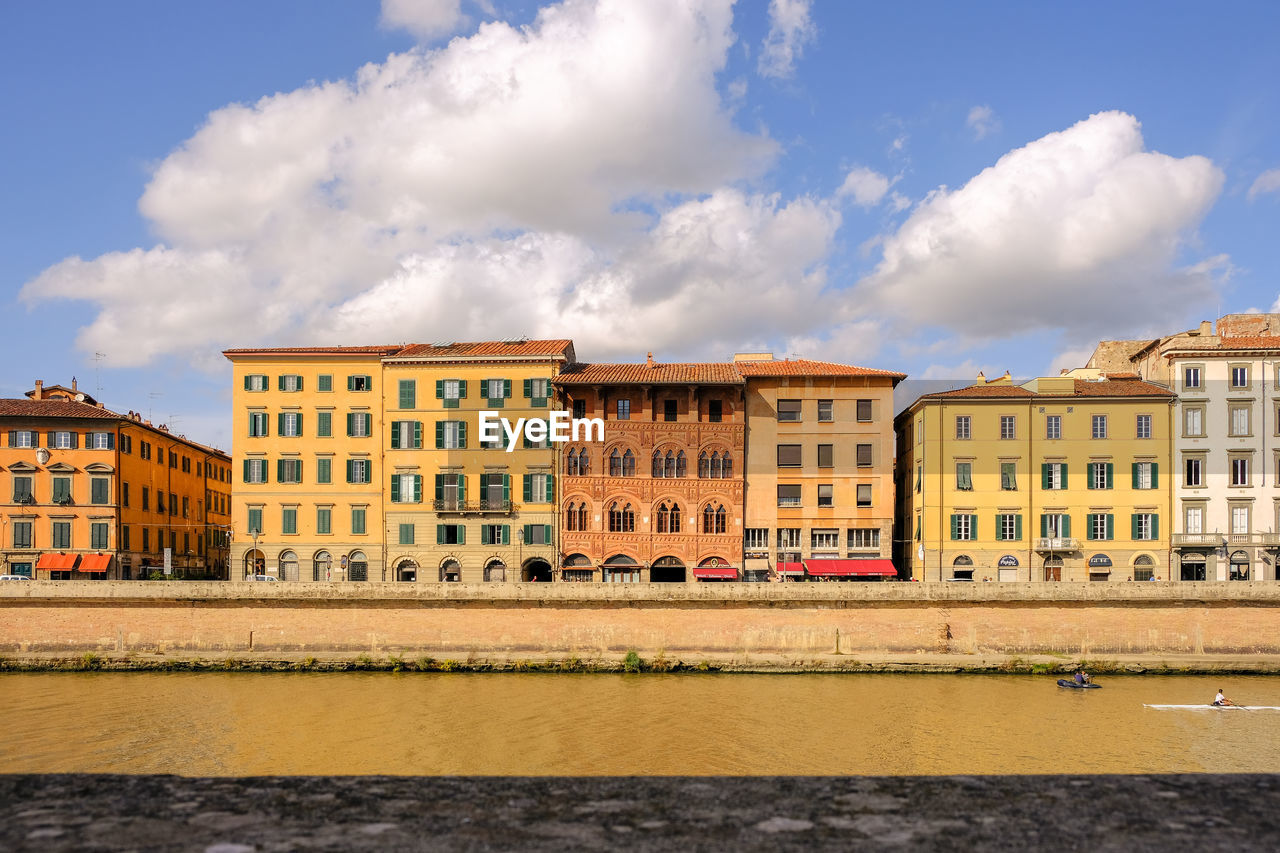 PANORAMIC VIEW OF BUILDINGS AGAINST SKY