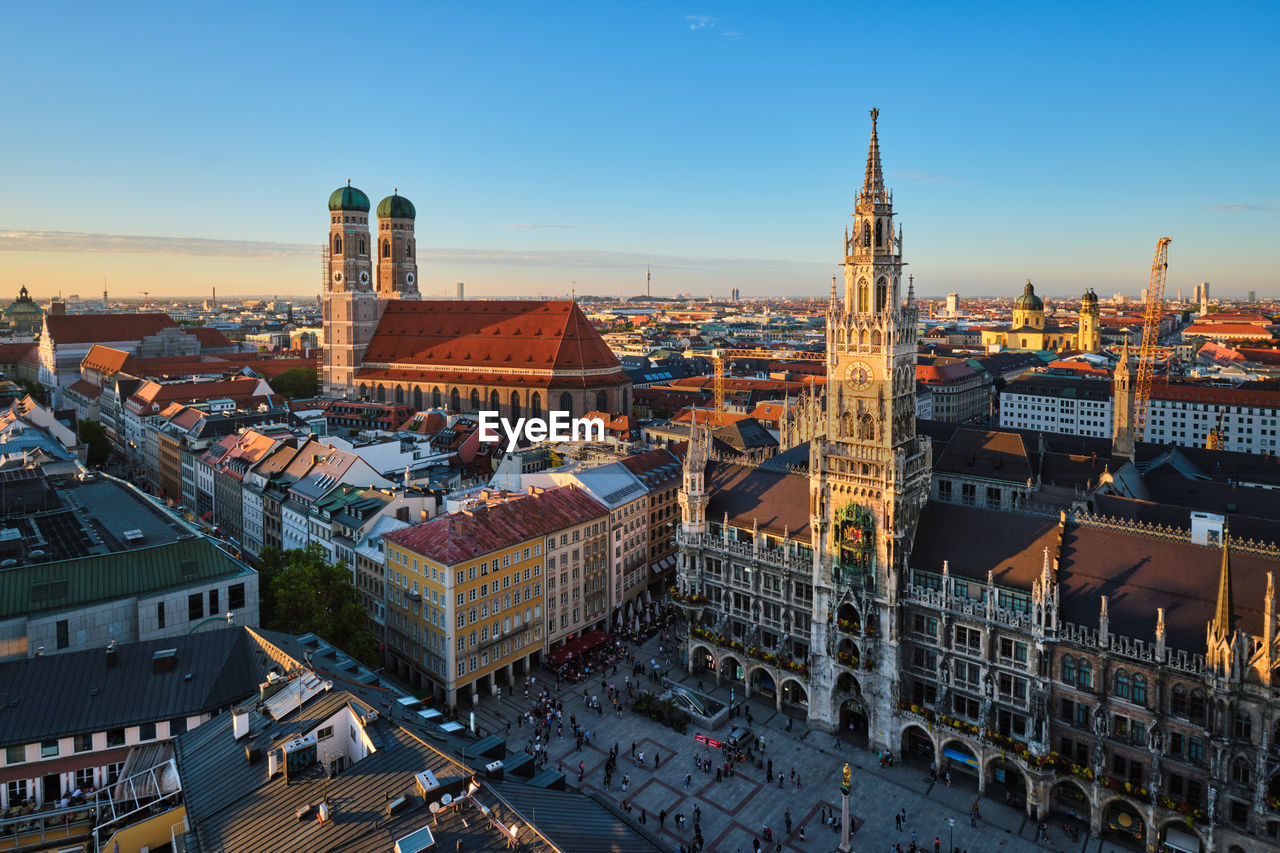 Aerial view of munich, germany