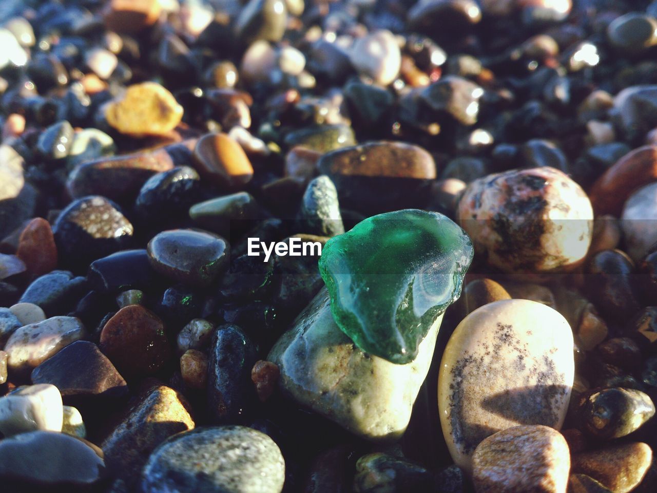 Pebbles at beach