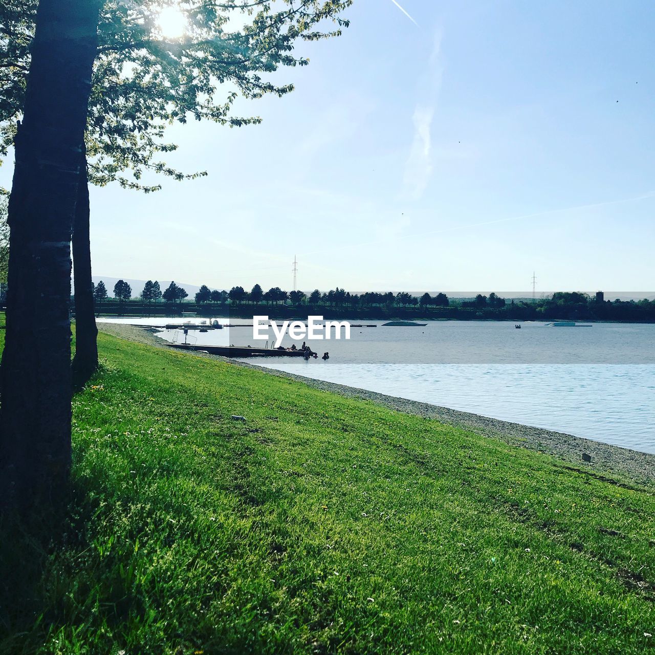 SCENIC VIEW OF RIVER BY TREES AGAINST SKY