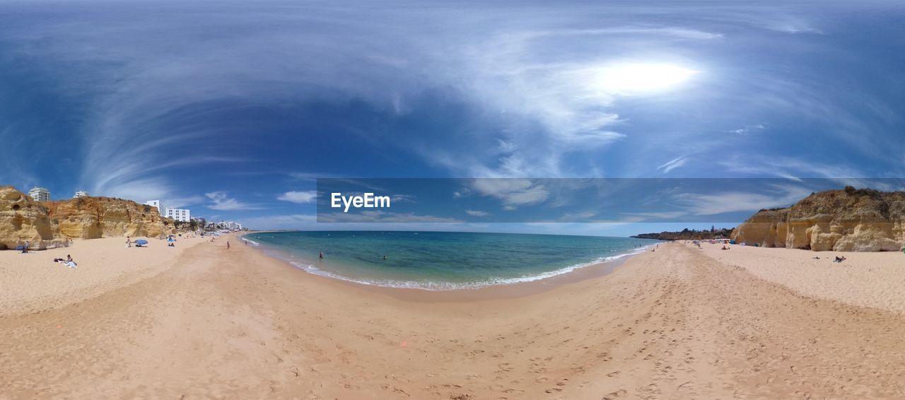 PANORAMIC VIEW OF SEA AGAINST SKY