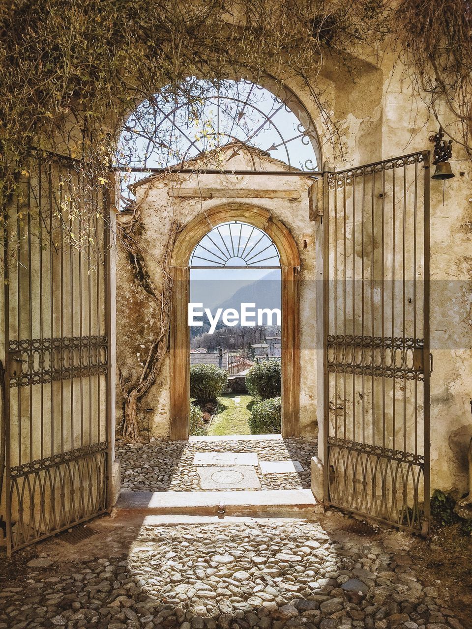 Entrance of building