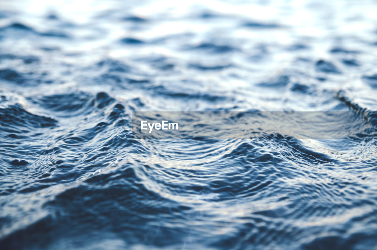 Full frame shot of rippled water