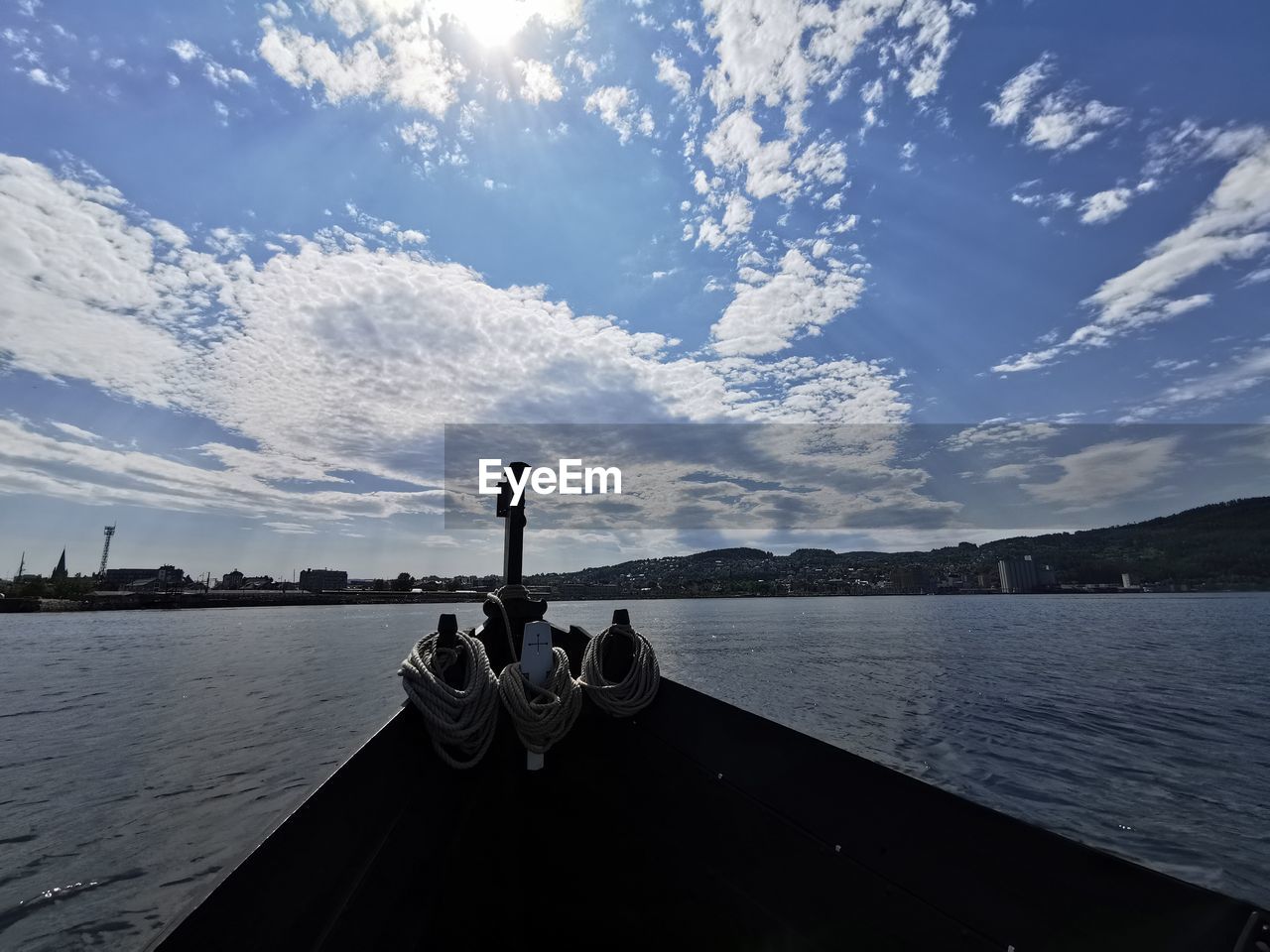 NAUTICAL VESSEL IN SEA AGAINST SKY