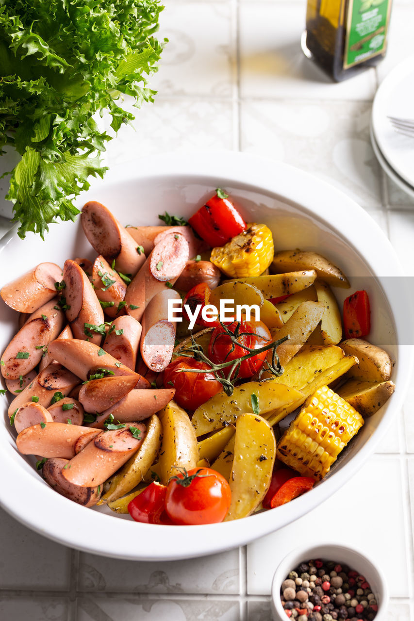 close-up of food in bowl