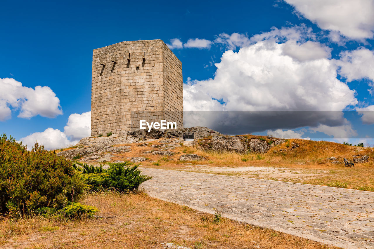 The torre de menagem da guarda at the castelo da guarda is a great vantage point of city, portugal