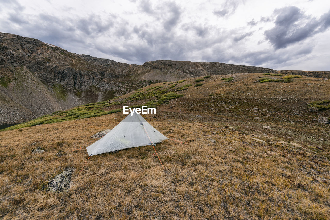 Camping in the rocky mountains, colorado