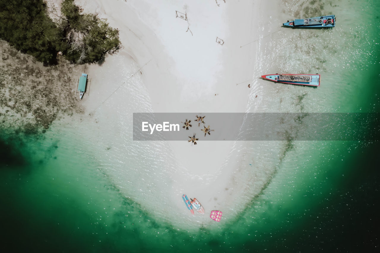 Aerial view of beach