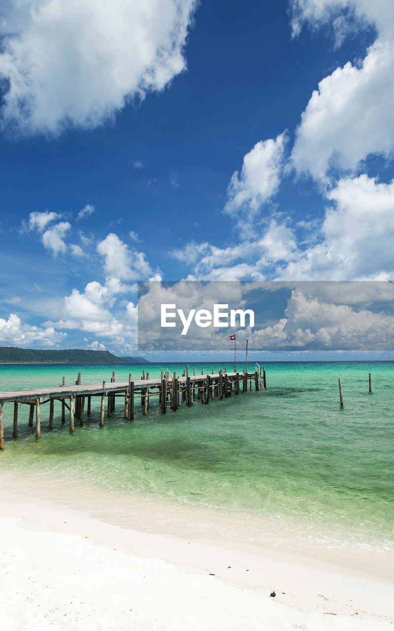 SCENIC VIEW OF BEACH AND SEA AGAINST SKY