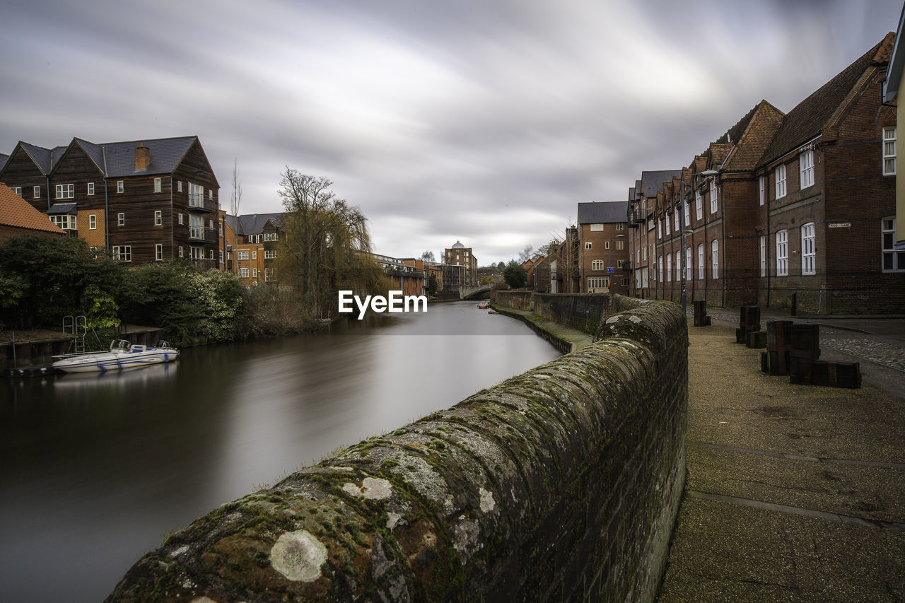 Quay side along river wensum in norwich.