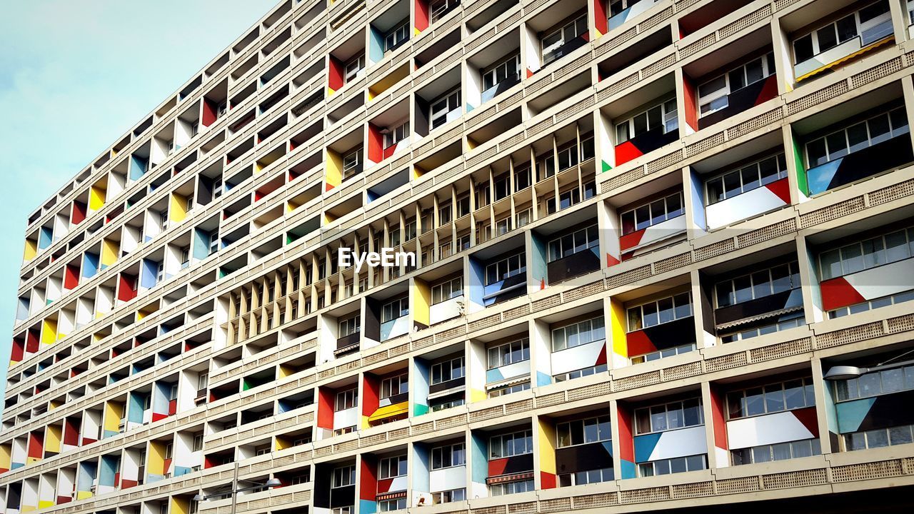 LOW ANGLE VIEW OF BUILDINGS